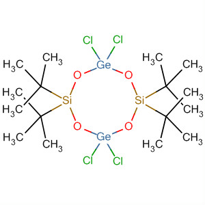 1,3,5,7-Tetraoxa-2,6-disila-4,8-digermacyclooctane, 4,4,8,8-tetrachloro-2,2,6,6-tetrakis(1,1-dimethylethyl)-