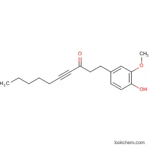 Molecular Structure of 138152-13-3 (4-Decyn-3-one, 1-(4-hydroxy-3-methoxyphenyl)-)