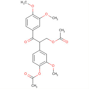 1-Propanone, 3-(acetyloxy)-2-[4-(acetyloxy)-3-methoxyphenyl]-1-(3,4-dimethoxyphenyl )-