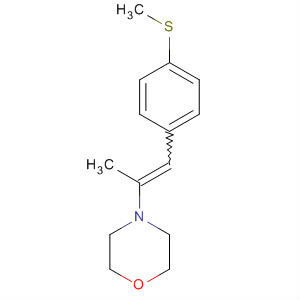Morpholine, 4-[1-methyl-2-[4-(methylthio)phenyl]ethenyl]-