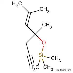 Molecular Structure of 138172-97-1 (Silane, [[1,3-dimethyl-1-(2-propynyl)-2-butenyl]oxy]trimethyl-)
