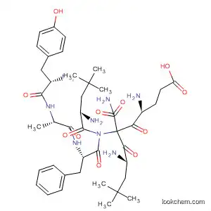 Molecular Structure of 138191-48-7 (Glycinamide,
L-tyrosyl-D-alanyl-L-phenylalanyl-L-a-glutamyl-4-methyl-L-leucyl-4-methyl-L
-leucyl-)
