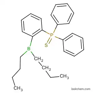 Molecular Structure of 138193-40-5 (Phosphine sulfide, [2-(dibutylboryl)phenyl]diphenyl-)