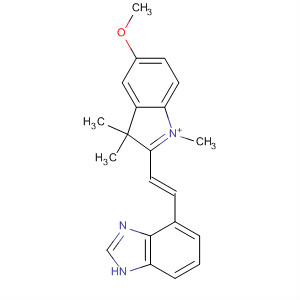 3H-Indolium, 2-[2-(1H-benzimidazol-4-yl)ethenyl]-5-methoxy-1,3,3-trimethyl-, (E)-