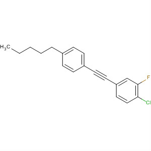 Benzene, 1-chloro-2-fluoro-4-[(4-pentylphenyl)ethynyl]-