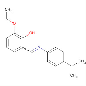 Phenol, 2-ethoxy-6-[[[4-(1-methylethyl)phenyl]imino]methyl]-