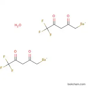 Molecular Structure of 138225-44-2 (2,4-Pentanedione, 1,1,1-trifluoro-, ion(1-), barium, hydrate (2:1))