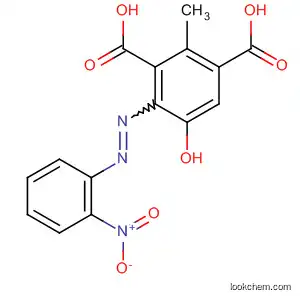 Molecular Structure of 138240-76-3 (1,3-Benzenedicarboxylic acid,
5-hydroxy-2-methyl-4-[(2-nitrophenyl)azo]-)