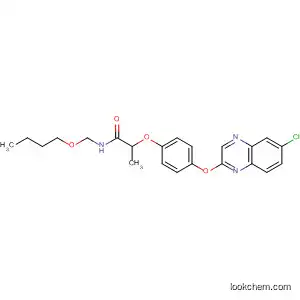 Molecular Structure of 138403-32-4 (Propanamide,
N-(butoxymethyl)-2-[4-[(6-chloro-2-quinoxalinyl)oxy]phenoxy]-)