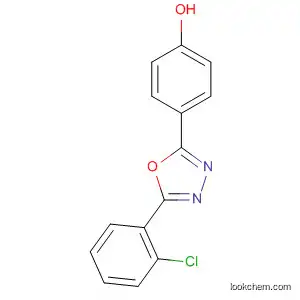 Molecular Structure of 138426-31-0 (Phenol, 4-[5-(2-chlorophenyl)-1,3,4-oxadiazol-2-yl]-)