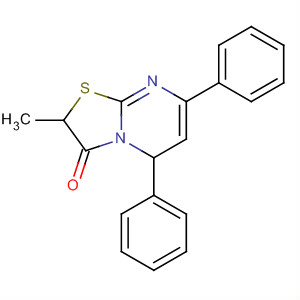 5H-Thiazolo[3,2-a]pyrimidin-3(2H)-one, 2-methyl-5,7-diphenyl-