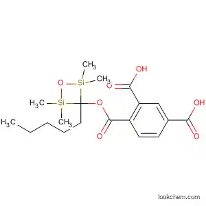 Molecular Structure of 138472-77-2 (1,2,4-Benzenetricarboxylic acid,
4,4'-[(1,1,3,3-tetramethyl-1,3-disiloxanediyl)di-3,1-propanediyl] ester)