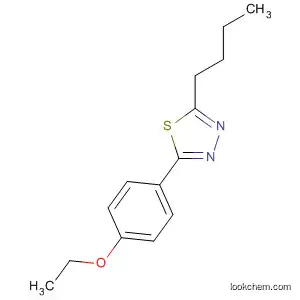Molecular Structure of 138511-20-3 (1,3,4-Thiadiazole, 2-butyl-5-(4-ethoxyphenyl)-)
