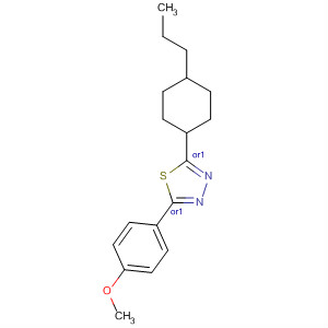 1,3,4-Thiadiazole, 2-(4-methoxyphenyl)-5-(4-propylcyclohexyl)-, trans-