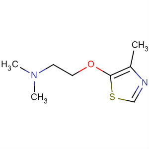 Molecular Structure of 138565-34-1 (Ethanamine, N,N-dimethyl-2-[(4-methyl-5-thiazolyl)oxy]-)