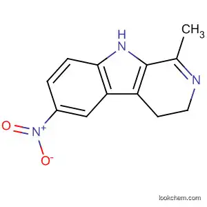 Molecular Structure of 138565-78-3 (3H-Pyrido[3,4-b]indole, 4,9-dihydro-1-methyl-6-nitro-)