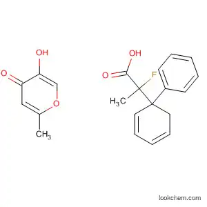 [1,1'-Biphenyl]-4-acetic acid, 2-fluoro-a-methyl-,
(5-hydroxy-4-oxo-4H-pyran-2-yl)methyl ester