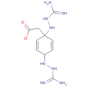Hydrazinecarboximidamide, 2,2'-(2,5-cyclohexadiene-1,4-diylidene)bis-, acetate