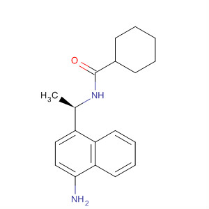 Cyclohexanecarboxamide, N-[1-(4-amino-1-naphthalenyl)ethyl]-, (R)-