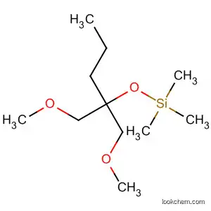 {[1-Methoxy-2-(methoxymethyl)pentan-2-yl]oxy}(trimethyl)silane