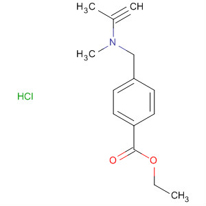 Benzoic acid, 4-[(methyl-2-propynylamino)methyl]-, ethyl ester, hydrochloride