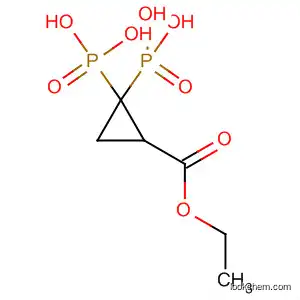Molecular Structure of 138593-31-4 (Cyclopropanecarboxylic acid, 2,2-diphosphono-, 1-ethyl ester)
