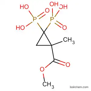 Molecular Structure of 138593-33-6 (Cyclopropanecarboxylic acid, 1-methyl-2,2-diphosphono-, 1-methyl
ester)