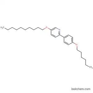 Molecular Structure of 138600-12-1 (Pyridine, 5-(decyloxy)-2-[4-(hexyloxy)phenyl]-)
