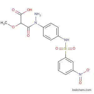 Molecular Structure of 138652-11-6 (Acetic acid, methoxy-,
2-[4-[[(3-nitrophenyl)sulfonyl]amino]phenyl]hydrazide)