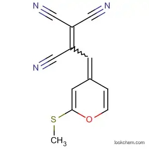 Molecular Structure of 138746-36-8 (1-Propene-1,1,2-tricarbonitrile, 3-(methyl-4H-thiopyran-4-ylidene)-)
