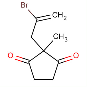 1,3-Cyclopentanedione, 2-(2-bromo-2-propenyl)-2-methyl-