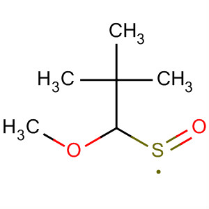 Molecular Structure of 138963-99-2 (Propane, 1-methoxy-2,2-dimethyl-1-sulfinyl-, (Z)-)