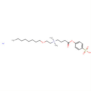 Molecular Structure of 138998-33-1 (1-Butanaminium,
N,N-dimethyl-N-[2-(octyloxy)ethyl]-4-oxo-4-(4-sulfophenoxy)-, sodium
salt)