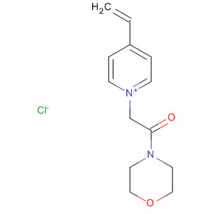 Pyridinium, 4-ethenyl-1-[2-(4-morpholinyl)-2-oxoethyl]-, chloride