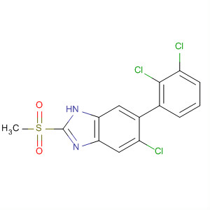 1H-Benzimidazole, 5-chloro-6-(2,3-dichlorophenyl)-2-(methylsulfonyl)-