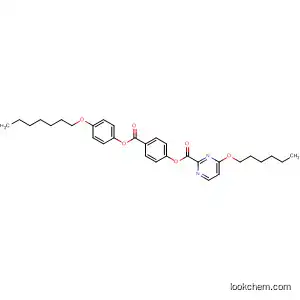 Molecular Structure of 139121-59-8 (3-Pyridazinecarboxylic acid, 6-(hexyloxy)-,
4-[[4-(heptyloxy)phenoxy]carbonyl]phenyl ester)