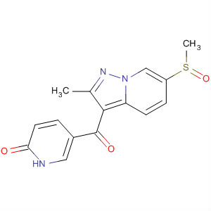 2(1H)-Pyridinone, 5-[[2-methyl-6-(methylsulfinyl)pyrazolo[1,5-a]pyridin-3-yl]carbonyl]-