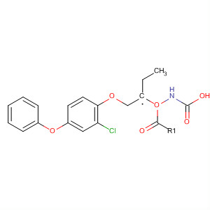 Carbamic acid, [2-(2-chloro-4-phenoxyphenoxy)ethyl]-, ethyl ester