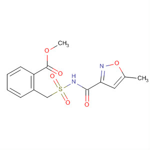 Benzoic acid, 2-[[[[(5-methyl-3-isoxazolyl)carbonyl]amino]sulfonyl]methyl]-, methyl ester