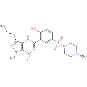 Piperazine,  1-[[3-(4,7-dihydro-1-methyl-7-oxo-3-propyl-1H-pyrazolo[4,3-d]pyrimidin-  5-yl)-4-hydroxyphenyl]sulfonyl]-4-methyl-