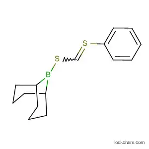 Molecular Structure of 139759-16-3 (9-Borabicyclo[3.3.1]nonane, 9-[(phenylthioxomethyl)thio]-)