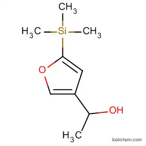 Molecular Structure of 141293-79-0 (3-Furanmethanol, a-methyl-5-(trimethylsilyl)-)