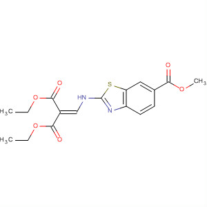 Propanedioic acid, [[[6-(methoxycarbonyl)-2-benzothiazolyl]amino]methylene]-, diethyl ester