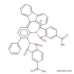 Molecular Structure of 141525-44-2 (1H-Isoindole-5-carboxylic acid,
2,2'-(9H-fluoren-9-ylidenedi-4,1-phenylene)bis[2,3-dihydro-1,3-dioxo-)
