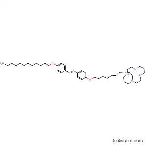 Molecular Structure of 141526-83-2 (1,4,8,11-Tetraazacyclotetradecane,
1-[10-[4-[[4-(dodecyloxy)phenyl]azo]phenoxy]decyl]-)