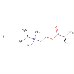 Molecular Structure of 141551-62-4 (Ethanaminium,
N,N-dimethyl-N-(1-methylethyl)-2-[(2-methyl-1-oxo-2-propenyl)oxy]-,
iodide)