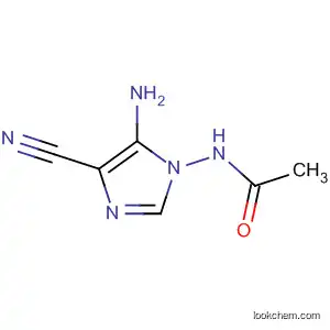 Molecular Structure of 141563-17-9 (Acetamide, N-(5-amino-4-cyano-1H-imidazol-1-yl)-)