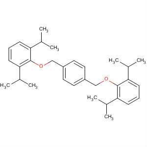 Molecular Structure of 141573-80-0 (Benzene, 1,4-bis[[2,6-bis(1-methylethyl)phenoxy]methyl]-)