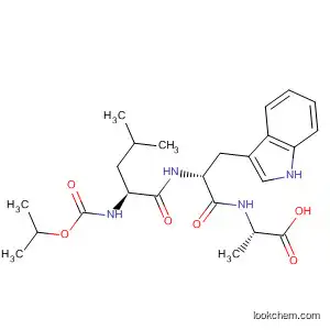 Molecular Structure of 141594-48-1 (b-Alanine, N-[N-[N-[(1-methylethoxy)carbonyl]-L-leucyl]-D-tryptophyl]-)