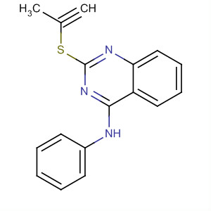 Molecular Structure of 141598-82-5 (4-Quinazolinamine, N-phenyl-2-(2-propynylthio)-)